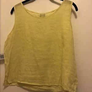Simple lime tank top